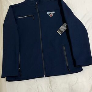 Colosseum Maine Black Bears Navy Blue Men's Jacket Size Large New with Tags